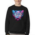 Respect The Drip Baseball Ice Cream For Kids Boys Youth Youth Crewneck Sweatshirt Respect The Drip Baseball Ice Cream For Kids Boys Youth Youth Crewneck Sweatshirt