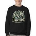 Safety Harbor Leviathans Retro Baseball Monster Youth Crewneck Sweatshirt