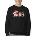 Santa Bruh Baseball Christmas Xmas Meme Pajamas Family Youth Crewneck Sweatshirt Santa Bruh Baseball Christmas Xmas Meme Pajamas Family Youth Crewneck Sweatshirt
