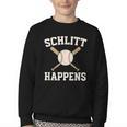 Schlitt Happens Baseball Apparel Love The Bronx Youth Crewneck Sweatshirt