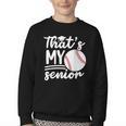 My Senior Baseball Senior Mom 2026 Baseball Senior Mama Youth Crewneck Sweatshirt My Senior Baseball Senior Mom 2026 Baseball Senior Mama Youth Crewneck Sweatshirt