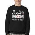 Senior Mom Class Of 2026 Baseball Retro Mom Graduation 2026 Youth Crewneck Sweatshirt Senior Mom Class Of 2026 Baseball Retro Mom Graduation 2026 Youth Crewneck Sweatshirt