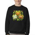 Shamrock Basketball Baseball Drip St Patrick's Day Boys Men Youth Crewneck Sweatshirt Shamrock Basketball Baseball Drip St Patrick's Day Boys Men Youth Crewneck Sweatshirt