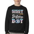 Sissy Of The Birthday Boy Baseball Ice Cream Drip Matching Youth Crewneck Sweatshirt Sissy Of The Birthday Boy Baseball Ice Cream Drip Matching Youth Crewneck Sweatshirt