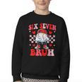 Six Seven 67 Bruh 6 7 Meme Baseball Ice Cream Drip Valentine Youth Crewneck Sweatshirt Six Seven 67 Bruh 6 7 Meme Baseball Ice Cream Drip Valentine Youth Crewneck Sweatshirt