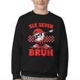 Six Seven 67 Bruh Baseball Valentine’s Day Teens Boys Kids Youth Crewneck Sweatshirt Six Seven 67 Bruh Baseball Valentine’s Day Teens Boys Kids Youth Crewneck Sweatshirt