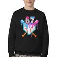Six Seven Baseball Respect The Drip Boys Baseball Youth Crewneck Sweatshirt Six Seven Baseball Respect The Drip Boys Baseball Youth Crewneck Sweatshirt