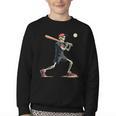 Skeleton Baseball Halloween Costume Men Boys Kids Youth Crewneck Sweatshirt Skeleton Baseball Halloween Costume Men Boys Kids Youth Crewneck Sweatshirt