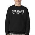 Spartans Baseball Inspired Youth Crewneck Sweatshirt Spartans Baseball Inspired Youth Crewneck Sweatshirt