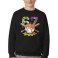 Spooky Halloween Baseball Ice Cream Dripping Six Seven 6 7 Youth Crewneck Sweatshirt Spooky Halloween Baseball Ice Cream Dripping Six Seven 6 7 Youth Crewneck Sweatshirt