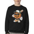 Spooky Jack O Lantern Baseball Halloween Costumes Boys Youth Crewneck Sweatshirt Spooky Jack O Lantern Baseball Halloween Costumes Boys Youth Crewneck Sweatshirt