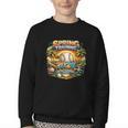Spring Training 2026 Retro Baseball Palm Cactus Youth Crewneck Sweatshirt Spring Training 2026 Retro Baseball Palm Cactus Youth Crewneck Sweatshirt