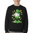 St Patrick Day Baseball Drip Ice Cream Baseball Youth Crewneck Sweatshirt St Patrick Day Baseball Drip Ice Cream Baseball Youth Crewneck Sweatshirt