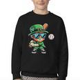 St Patricks Day Leprechaun Baseball Saint Paddys Boys Men Youth Crewneck Sweatshirt