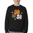 St Patricks Day Shamrock Basketball Baseball Men Boys Kids Youth Crewneck Sweatshirt St Patricks Day Shamrock Basketball Baseball Men Boys Kids Youth Crewneck Sweatshirt