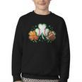 St Patricks Day Shamrock Sports Baseball Basketball Football Youth Crewneck Sweatshirt St Patricks Day Shamrock Sports Baseball Basketball Football Youth Crewneck Sweatshirt