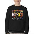 I Survived 6733 Days Of 3rd Grade Baseball Football 100 Day Youth Crewneck Sweatshirt I Survived 6733 Days Of 3rd Grade Baseball Football 100 Day Youth Crewneck Sweatshirt