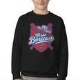 Team Boricua Puerto Rico Baseball Coqui Frog Pava Hat Fan Youth Crewneck Sweatshirt Team Boricua Puerto Rico Baseball Coqui Frog Pava Hat Fan Youth Crewneck Sweatshirt