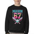 Trendy Mason 67 Mem Ice Cream Drip Baseball Birthday Costume Youth Crewneck Sweatshirt Trendy Mason 67 Mem Ice Cream Drip Baseball Birthday Costume Youth Crewneck Sweatshirt