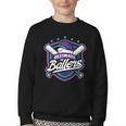 Ultimate Ballers Baseball Youth Crewneck Sweatshirt Ultimate Ballers Baseball Youth Crewneck Sweatshirt