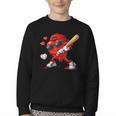 Valentine Baseball Heart Sports Love Valentines Day Boys Youth Crewneck Sweatshirt Valentine Baseball Heart Sports Love Valentines Day Boys Youth Crewneck Sweatshirt