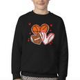 Valentines Baseball Basketball Football Heart Boy Men Youth Crewneck Sweatshirt Valentines Baseball Basketball Football Heart Boy Men Youth Crewneck Sweatshirt