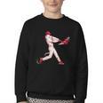Valentines Day Baseball Batter Silhouette Heart For Men Boys Youth Crewneck Sweatshirt Valentines Day Baseball Batter Silhouette Heart For Men Boys Youth Crewneck Sweatshirt