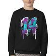 Vintage Baseball 14 Number Youth Crewneck Sweatshirt Vintage Baseball 14 Number Youth Crewneck Sweatshirt