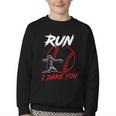 Vintage Baseball Catcher Boys Go Ahead Run I Dare You Youth Crewneck Sweatshirt Vintage Baseball Catcher Boys Go Ahead Run I Dare You Youth Crewneck Sweatshirt
