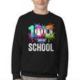 Women's 100 Days Of School Dripping Baseball Boys Kids Teacher Youth Crewneck Sweatshirt Women's 100 Days Of School Dripping Baseball Boys Kids Teacher Youth Crewneck Sweatshirt