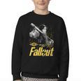 Women's Fallout TV Series Lucy Do Unto Others Baseball Bat Gamer Youth Crewneck Sweatshirt Women's Fallout TV Series Lucy Do Unto Others Baseball Bat Gamer Youth Crewneck Sweatshirt