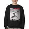 Women's I Hit 100 Days Of School Baseball 100th Day Boys Kids Youth Crewneck Sweatshirt Women's I Hit 100 Days Of School Baseball 100th Day Boys Kids Youth Crewneck Sweatshirt