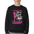 Women's Play Like A Girl Softball Baseball Girls Youth Crewneck Sweatshirt Women's Play Like A Girl Softball Baseball Girls Youth Crewneck Sweatshirt