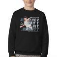 They Can't Hit Schlitt Cam Schlittler New York Baseball MLBP Youth Crewneck Sweatshirt They Can't Hit Schlitt Cam Schlittler New York Baseball MLBP Youth Crewneck Sweatshirt