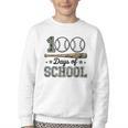 100 Days Of School Baseball Camo Boys School Teacher Youth Crewneck Sweatshirt 100 Days Of School Baseball Camo Boys School Teacher Youth Crewneck Sweatshirt