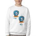 6-7 Meme Baseball Drip Team Glove Catcher Ice Cream Youth Crewneck Sweatshirt