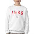 60 Year Old 1966 Classic Baseball 60th Birthday Youth Crewneck Sweatshirt
