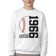 60th Birthday Baseball Limited Edition 1966 Youth Crewneck Sweatshirt 60th Birthday Baseball Limited Edition 1966 Youth Crewneck Sweatshirt