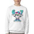 67 Baseball Drip Ice Cream 67 Baseball Men Boy Kids Youth Crewneck Sweatshirt