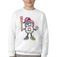 8th Birthday Baseball Ice-Cream Drip 8 Years Old Boys Girls Youth Crewneck Sweatshirt 8th Birthday Baseball Ice-Cream Drip 8 Years Old Boys Girls Youth Crewneck Sweatshirt
