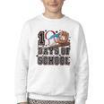 Baseball 100 Days Of School Happy 100th Day Teachers Kids Youth Crewneck Sweatshirt Baseball 100 Days Of School Happy 100th Day Teachers Kids Youth Crewneck Sweatshirt