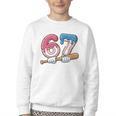Baseball 67 Kids Ice Cream Drip Six Seven Youth Boys Youth Crewneck Sweatshirt Baseball 67 Kids Ice Cream Drip Six Seven Youth Boys Youth Crewneck Sweatshirt