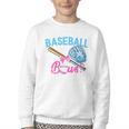 Baseball Or Bows Brother Loves You Gender Reveal Boy Or Girl Youth Crewneck Sweatshirt Baseball Or Bows Brother Loves You Gender Reveal Boy Or Girl Youth Crewneck Sweatshirt