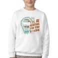 Baseball Catcher Waiting At Home Aggressive Player Quote Youth Crewneck Sweatshirt Baseball Catcher Waiting At Home Aggressive Player Quote Youth Crewneck Sweatshirt