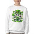 Baseball Drip Icecream Apparel Youth Boy St Patrick Day Youth Crewneck Sweatshirt