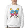 Baseball Drip Number 67 Player 67th Birthday Meme Gen Alpha Youth Crewneck Sweatshirt