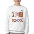 Baseball Football Basketball I Survived 100 Days Of School Youth Crewneck Sweatshirt Baseball Football Basketball I Survived 100 Days Of School Youth Crewneck Sweatshirt
