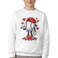 Baseball Ice Cream Drip Valentines Day Sports For Kids Boys Youth Crewneck Sweatshirt Baseball Ice Cream Drip Valentines Day Sports For Kids Boys Youth Crewneck Sweatshirt