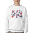 Baseball Mama Mom Mother Vintage Game Day Youth Crewneck Sweatshirt Baseball Mama Mom Mother Vintage Game Day Youth Crewneck Sweatshirt