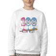 Baseball Player 100 Days Of School Sports Ice Cream Drip Premium Tri-Blend Youth Crewneck Sweatshirt Baseball Player 100 Days Of School Sports Ice Cream Drip Premium Tri-Blend Youth Crewneck Sweatshirt